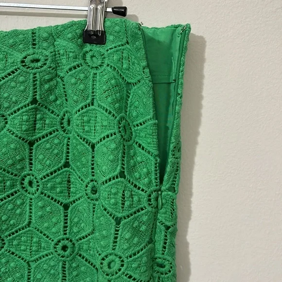 Esley Kelly Green‎ Lace Shorts - Size Large 100% Cotton - Picture 3 of 6